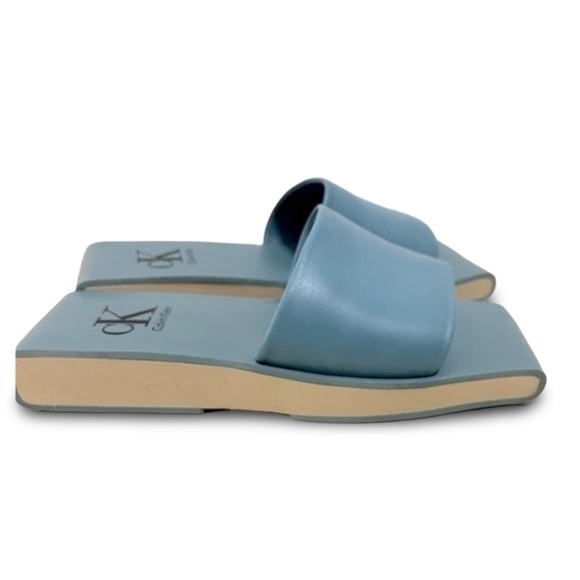 Calvin Klein Shoes - Calvin Klein leather mules square toe